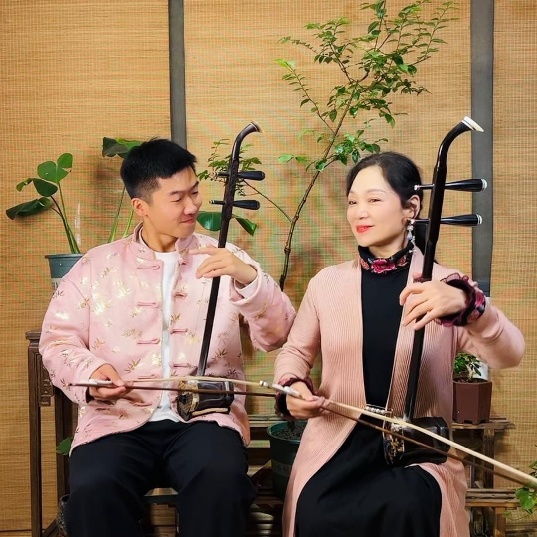 爱红母子二胡@抖音